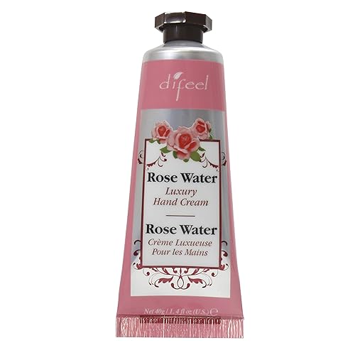 Difeel Invigorating Hand Cream- Rosewater with Pure Natural Oil and Vitamin E 1.4 ounce Beauty & Personal Care Difeel