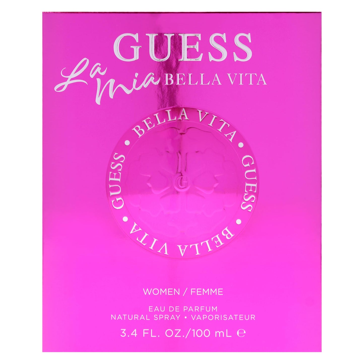Guess La Mia Bella Vita Eau de Parfum Perfume Spray For Women, 3.4 Fl. Oz. Beauty & Personal Care GUESS