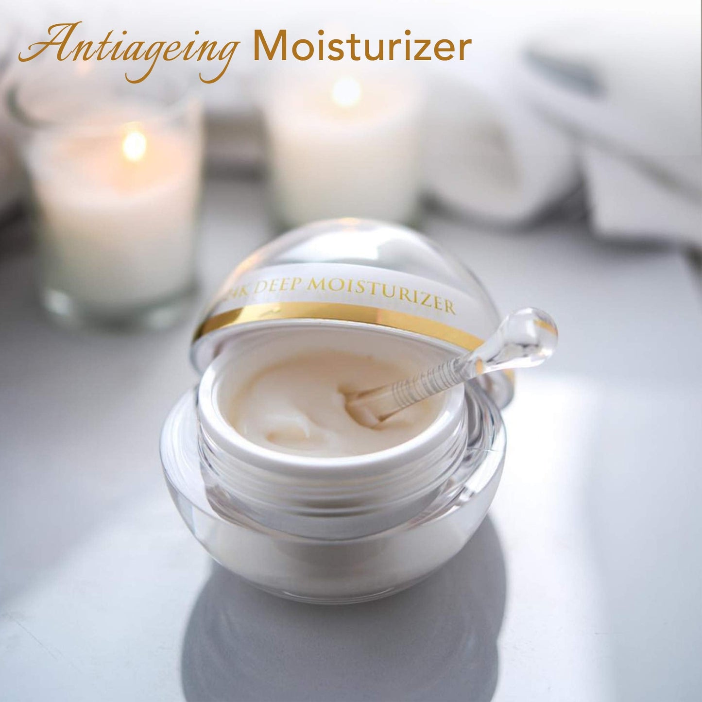 Orogold White Gold Day Moisturizer - 24k Gold Deep Moisturizer with White Tea, Chamomile, Shea Butter, Vitamin C and E - 1.6 Oz Beauty & Personal Care Orogold