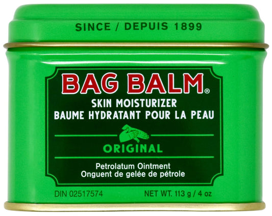 Bag Balm Vermont's Original Moisturizing for Dry Skin, Chapped Lips, Cracked Heels, Dog Paw Pads + More. 118 ml (4 oz) Tin (1) Beauty & Personal Care Bag Balm