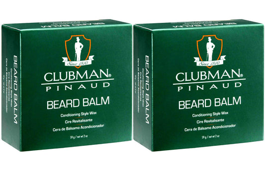 Clubman Pinaud Beard Balm - Nourishing & Conditioning Beard Balm for Men, Strong Hold, 2 oz, 2 Pack Beauty & Personal Care Clubman