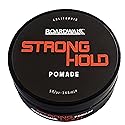 Boardwalk Pomade Strong-Hold 5oz Water Soluble Aloe Castor Oil Vitamin B-5 Anti-Dandruff Vegan for Men and Women Beauty & Personal Care Boardwalk Pomade