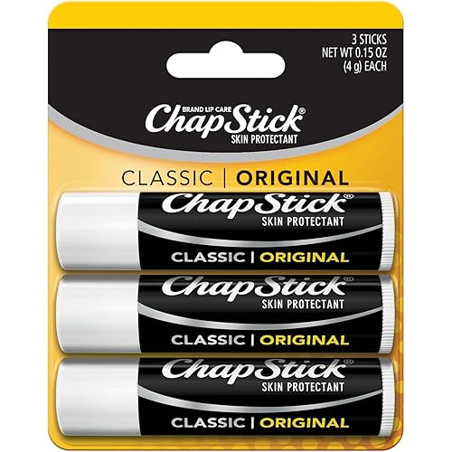 ChapStick Bulk Lip Balm, Classic Original 3-Pack - Moisturizing Lip Care, 0.15 Ea Beauty & Personal Care ChapStick