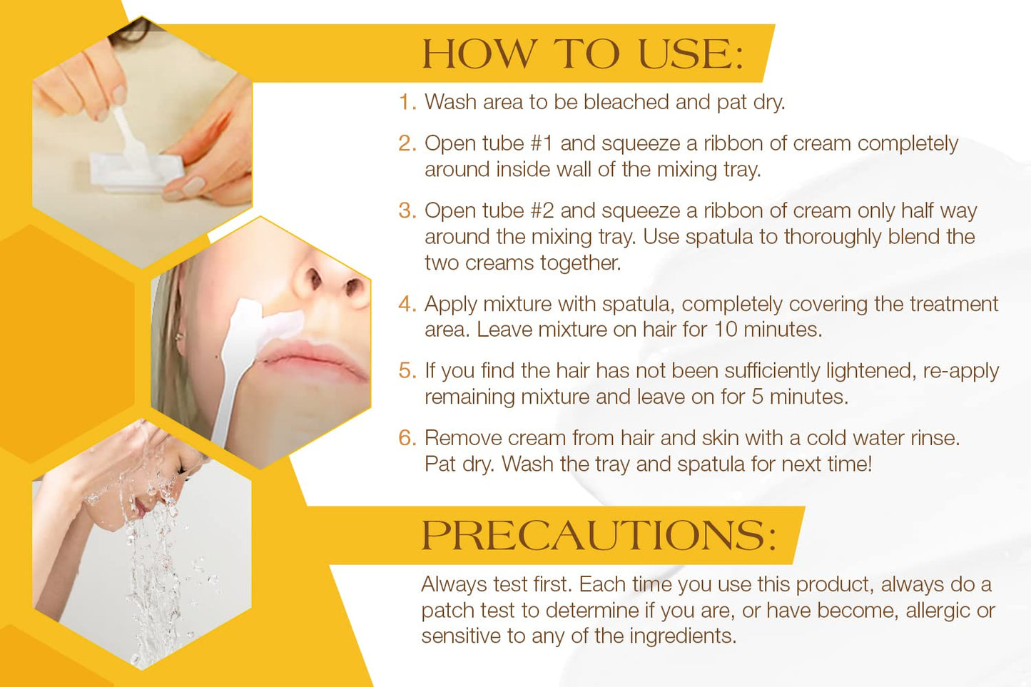 GiGi Gentle Bleaching Cream for Hair, Facial Hair & Body Hair, 1 oz - Safe Hair Bleach & Alternative to Waxing Kits and Hair Removal Cream - Lightens Beauty & Personal Care GIGI