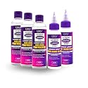 EBIN NEW YORK 3x Wonder Weave Bond Hair Protector (Clear) 8.5 oz Bundle with 2x Hair Bond Glue (Clear) 2 oz Protective Shield & Secure Hold - Seamless Beauty & Personal Care EBIN NEW YORK