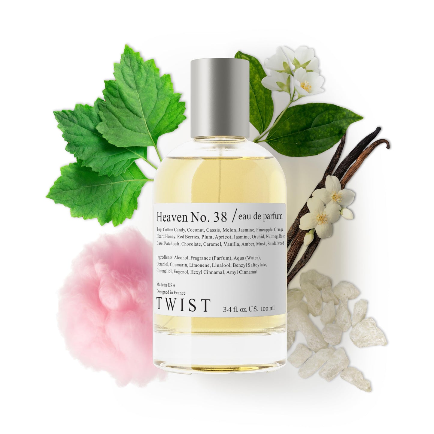 Twist - Heaven No. 38 - Eau De Parfum Inspired by A.ngel, Long-Lasting Perfume For Women, Paraben Free, Vegan, Clean Ingredients, Fragrance Spray 100 Beauty & Personal Care HOUSE OF TWIST