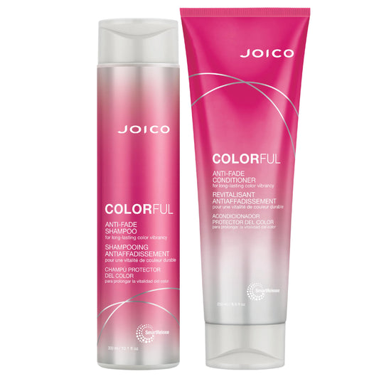 Joico Colorful Anti-Fade Shampoo and Conditioner Set Preserve Hair Color Long-Term Vibrancy For Color-Treated Hair Beauty & Personal Care Joico