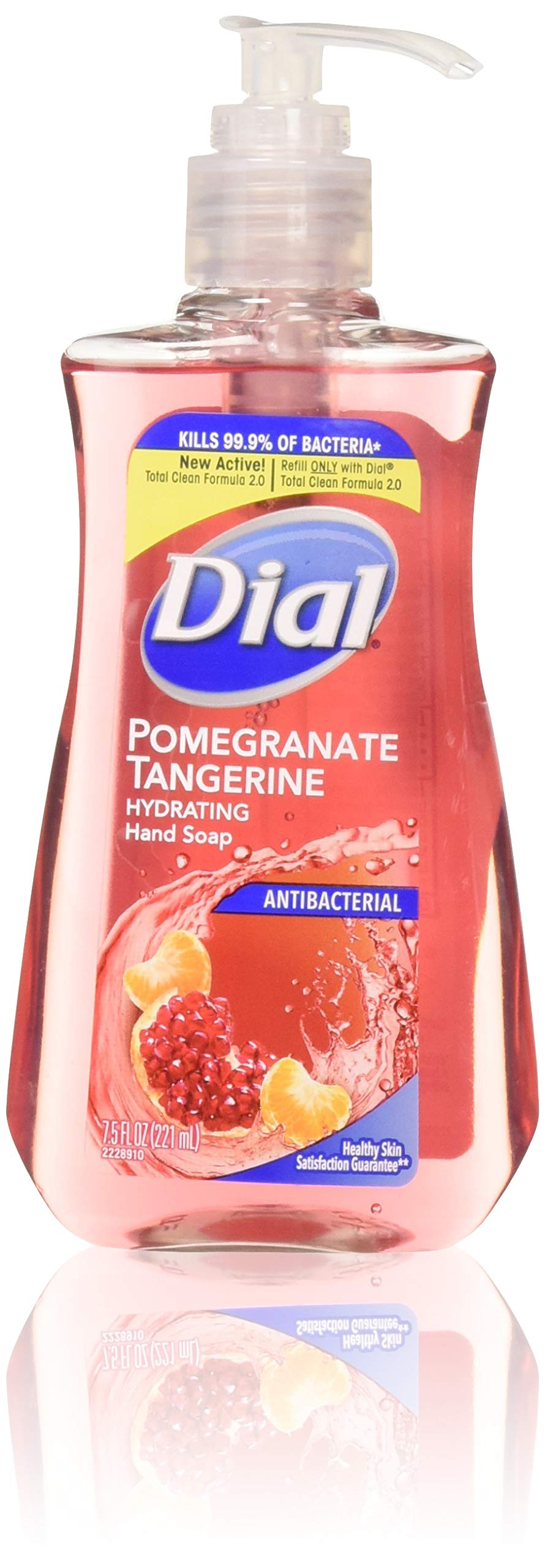 Dial Pomegranate & Tangerine Antibacterial Hand Soap with Moisturizer 7.5 Oz. (Pack of 4) Beauty & Personal Care Dial