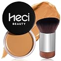 HECI BEAUTY Cream Bronzer with Brush, Creamy & Highly Pigmented Formula, Blendable Cream Contour Makeup with a Natural, Matte Finish - Buildable Beauty & Personal Care HECI BEAUTY
