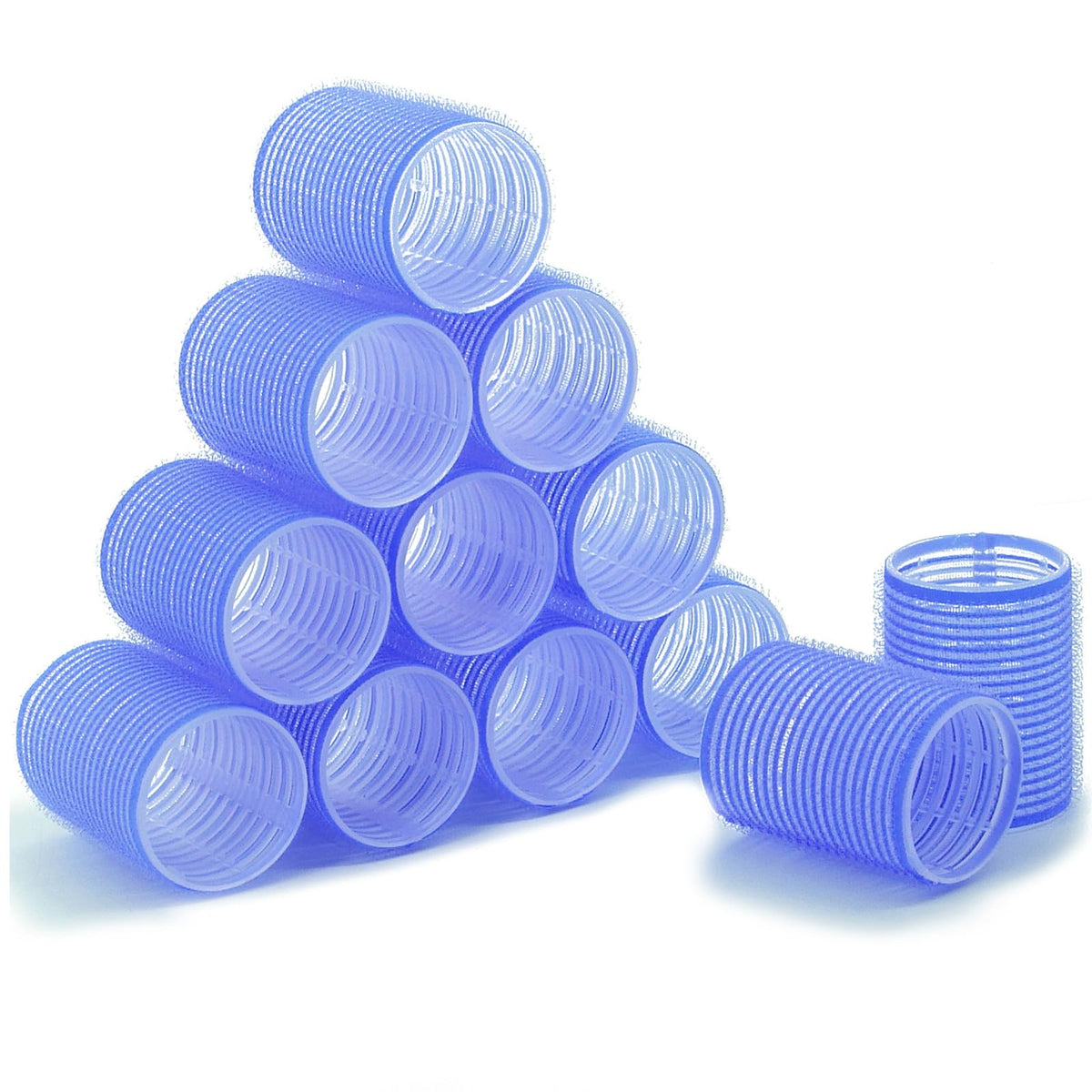 Hair Rollers, 12 Pack Self Grip Hair Curlers Rollers for Long Hair, DIY Curly Hairstyle, Colors May Vary, Large