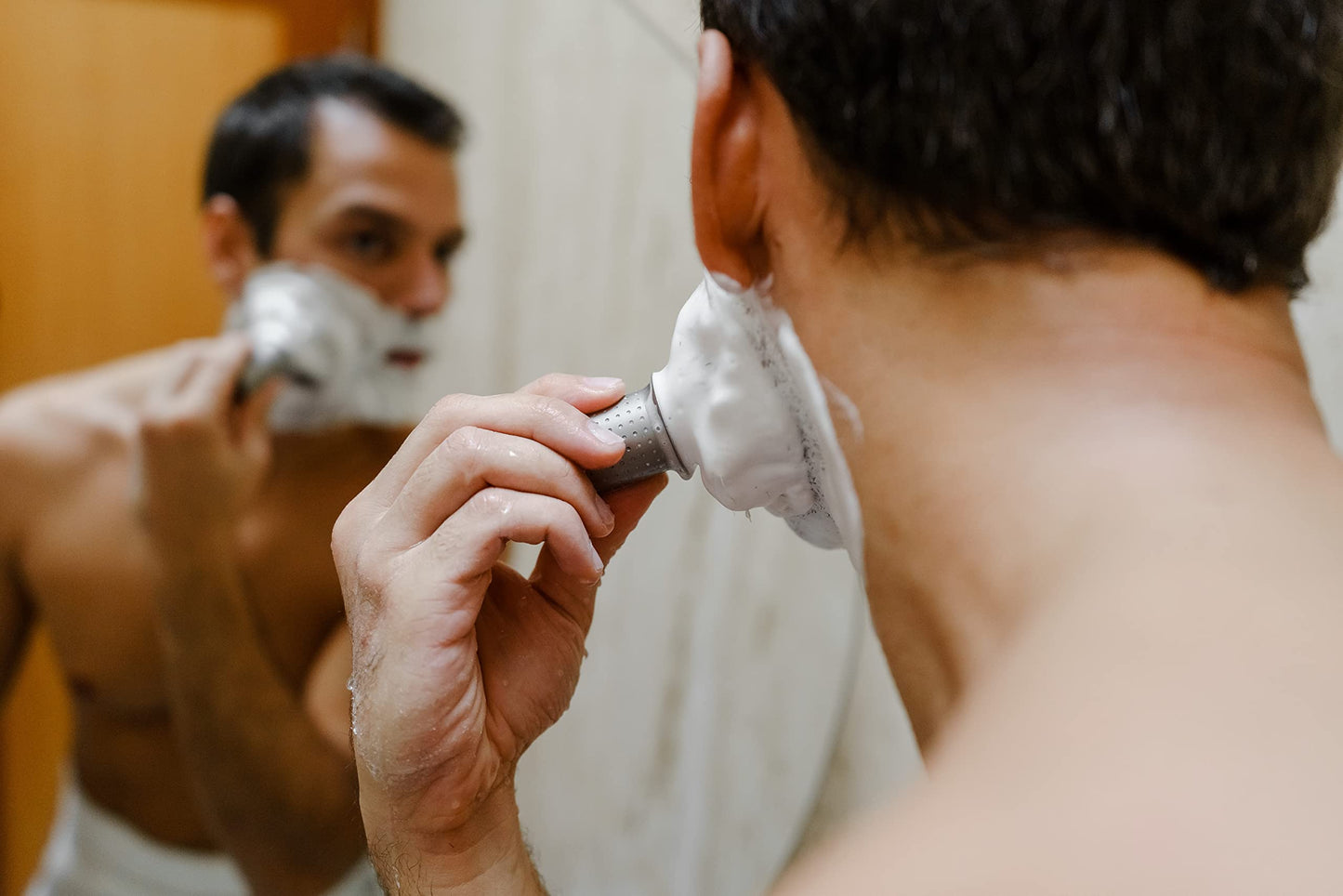 Tatara Masamune Shaving Brush - Classic Shaving Brush - Eco-Firendly - Stainless Steel (Finest Badger, Matte) Beauty and Personal Care Tatara