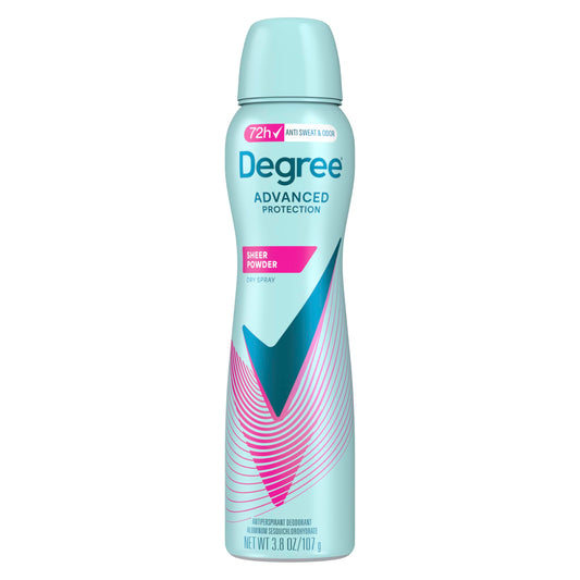 Degree Antiperspirant Deodorant Dry Spray Sheer Powder 72-Hour Sweat and Odor Protection Deodorant Spray For Women With Body Heat Activated Technology Beauty and Personal Care Degree