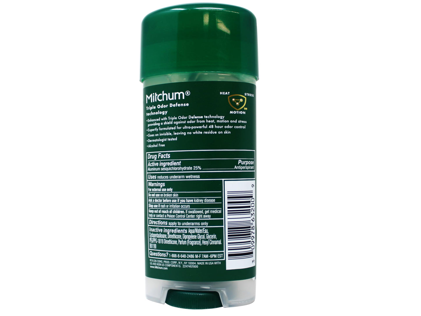 Mitchum Triple Odor Defense, 48 HR, Advanced Control Unscented Gel, Anti-Perspirant & Deodorant, 3.4 oz - 12 Pack Beauty and Personal Care Mitchum