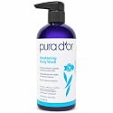 PURA D'OR 16 Oz Awakening Body Wash with Aloe Vera, Chamomile, Lavender, Tea Tree and Natural Nutrients - pH Balanced for Moisturized Soft Beauty & Personal Care PURA D'OR