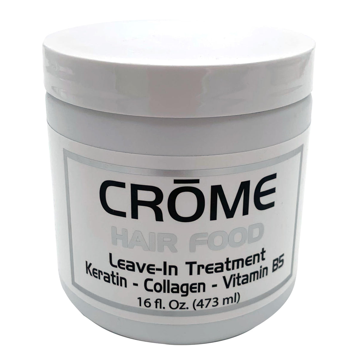 Crome Hair Food - Keratin Leave-In Conditioner - 16 Oz - Hair Treatment
