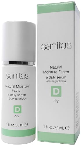 Sanitas Skincare Natural Moisture Factor, Moisture Rich Concentrate, CoQ10, Vitamin F, Vitamin E, Serum for Dry Skin, 1 Ounce Beauty & Personal Care Sanitas