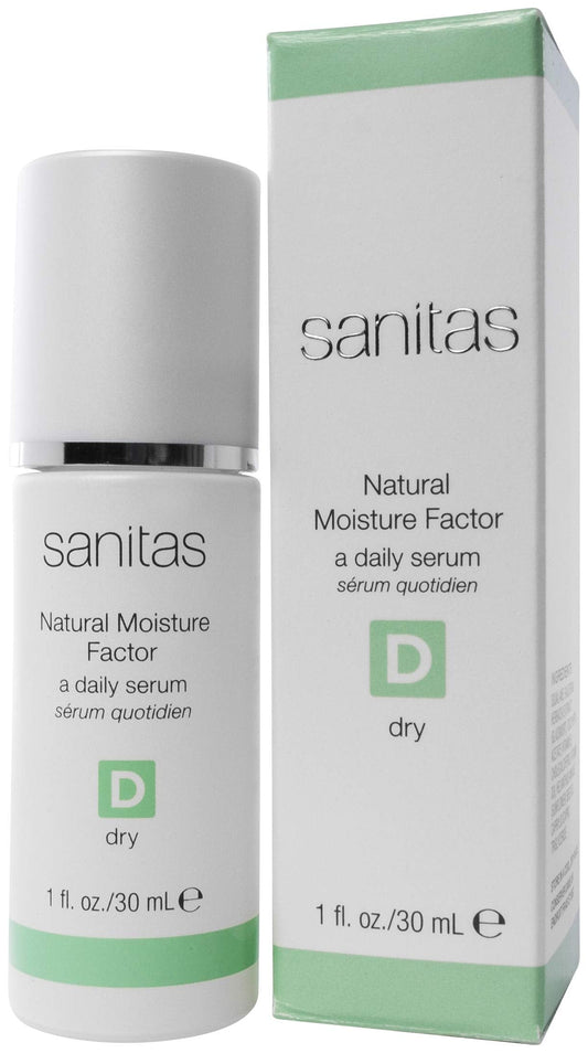 Sanitas Skincare Natural Moisture Factor, Moisture Rich Concentrate, CoQ10, Vitamin F, Vitamin E, Serum for Dry Skin, 1 Ounce Beauty & Personal Care Sanitas
