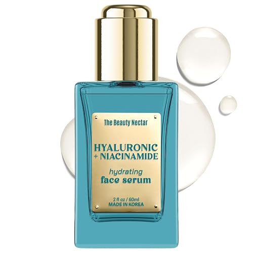 The Beauty Nectar Hyaluronic Acid & Niacinamide Face Serum - Deep Hydration, Skin Barrier Repair, Tone Correcting - Dermatologist Tested, Anti-Aging Beauty & Personal Care The Beauty Nectar