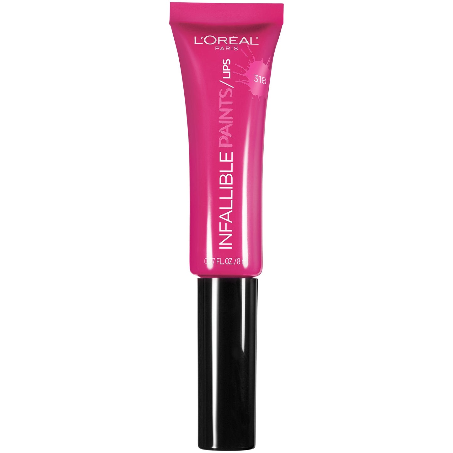 L'Oréal Paris Infallible PAINTS/LIPS, Fearless Fuschia, 0.27 fl. oz. Beauty & Personal Care L'Oreal Paris