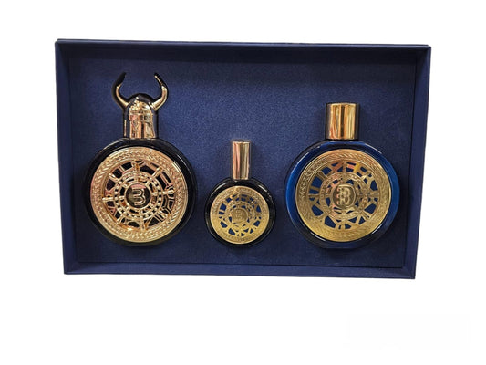 Bharara Viking Beirut Gift Set, Parfum 3.4oz 100ml with mini 1.0oz/30ml and Body Lotion 6.0oz/180ml Beauty & Personal Care B Bharara