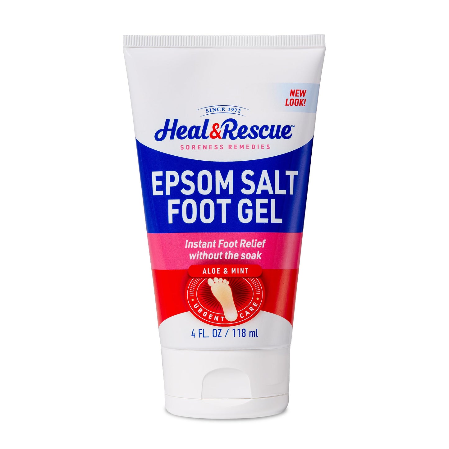 Heal&Rescue Epsom Salt Foot Gel, 4 Ounce, Soothing Relief for Painful, Tired, Aching Feet, Ditch the Foot Bath for Instant Relief Beauty and Personal Care Heal&Rescue