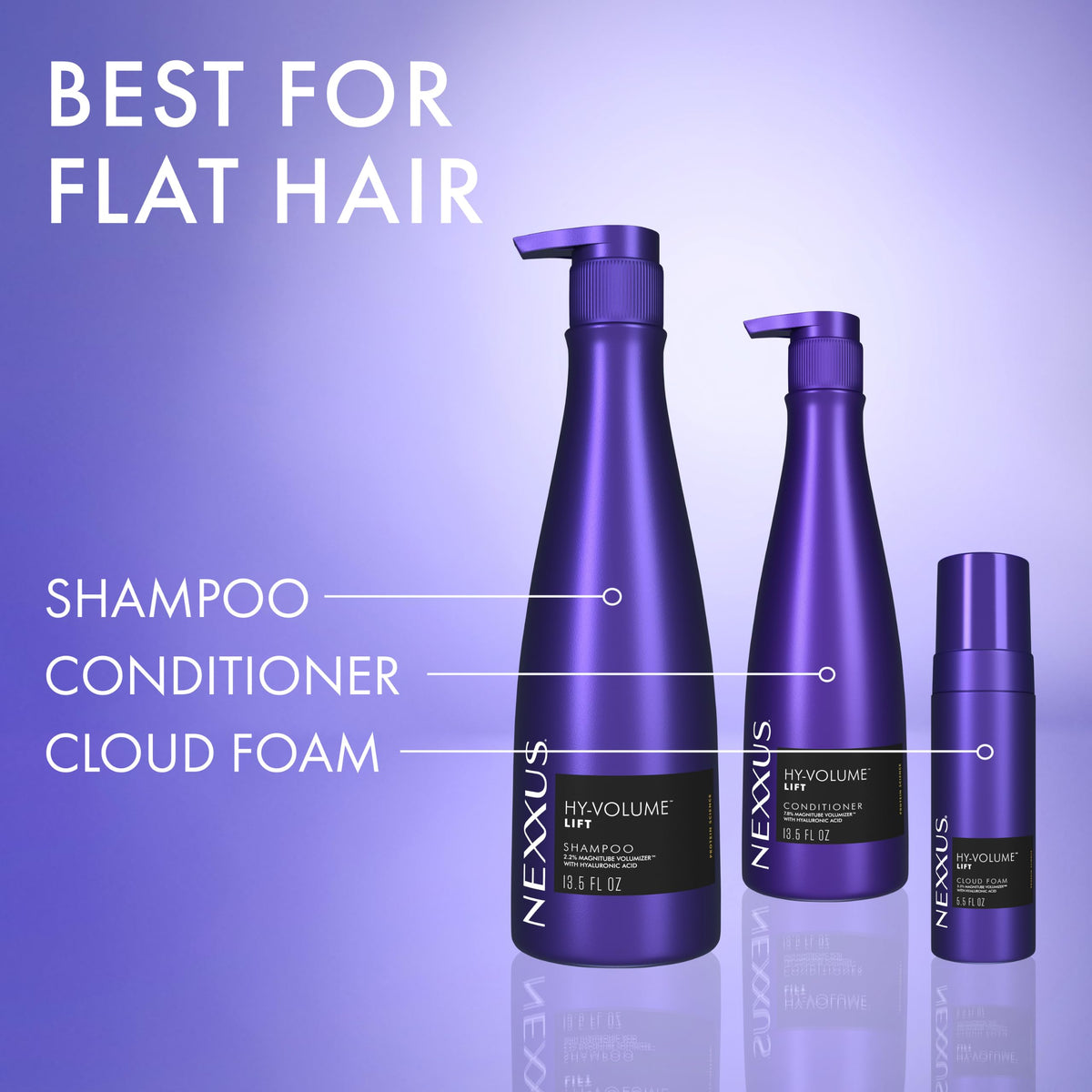 Nexxus Hy-Volume Weightless Lift Conditioner Protein Fusion, 13.5 Fl Oz