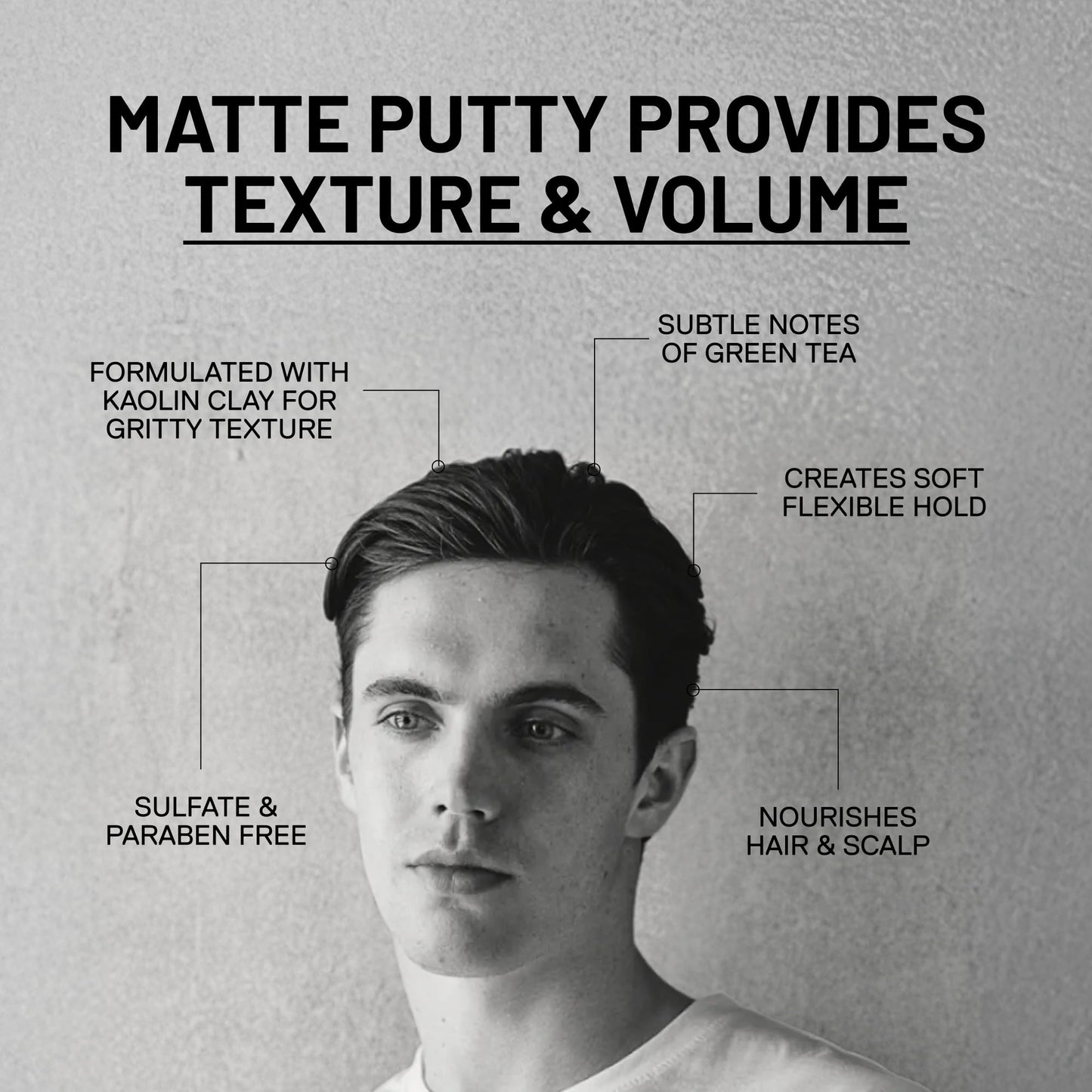 Fatboy Hair Perfect Putty, Styling Kaolin Clay Putty, Medium Hold for Volume & Texture, Matte Finish, Hair Care for All Hair Types, Flexible Beauty & Personal Care Fatboy Hair