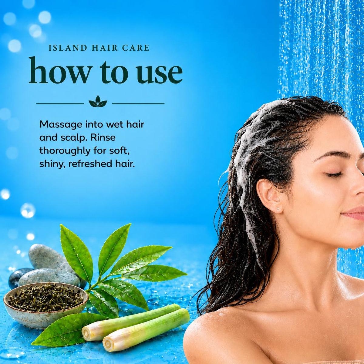Ginger Lily Farms Botanicals Shampoo, 128oz/4pk, Island Tranquility
