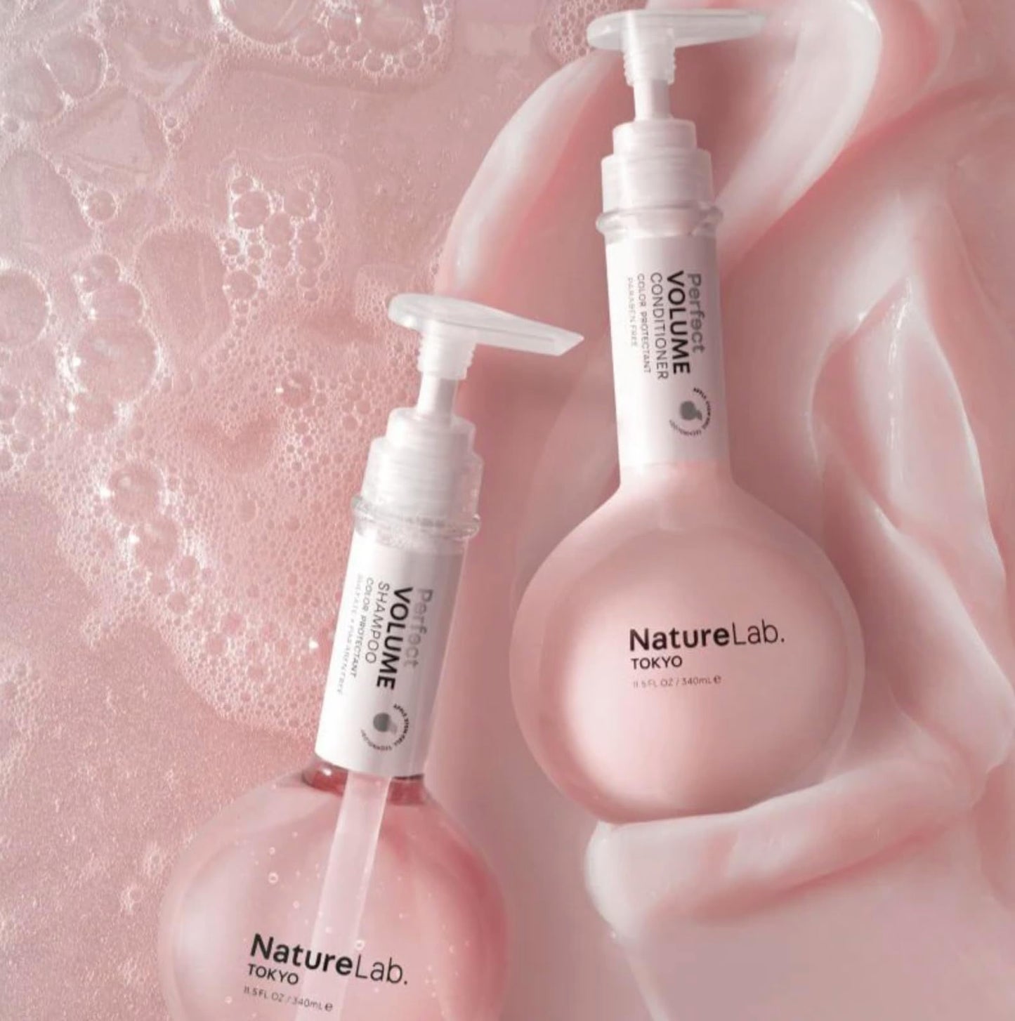 NatureLab.TOKYO Perfect Volume Shampoo & Conditioner Duo - Weightless Frizz Control for Smoother, Healthier Hair and Scalp I 11.5 FL OZ Each | $38 Beauty & Personal Care NATURELAB. TOKYO