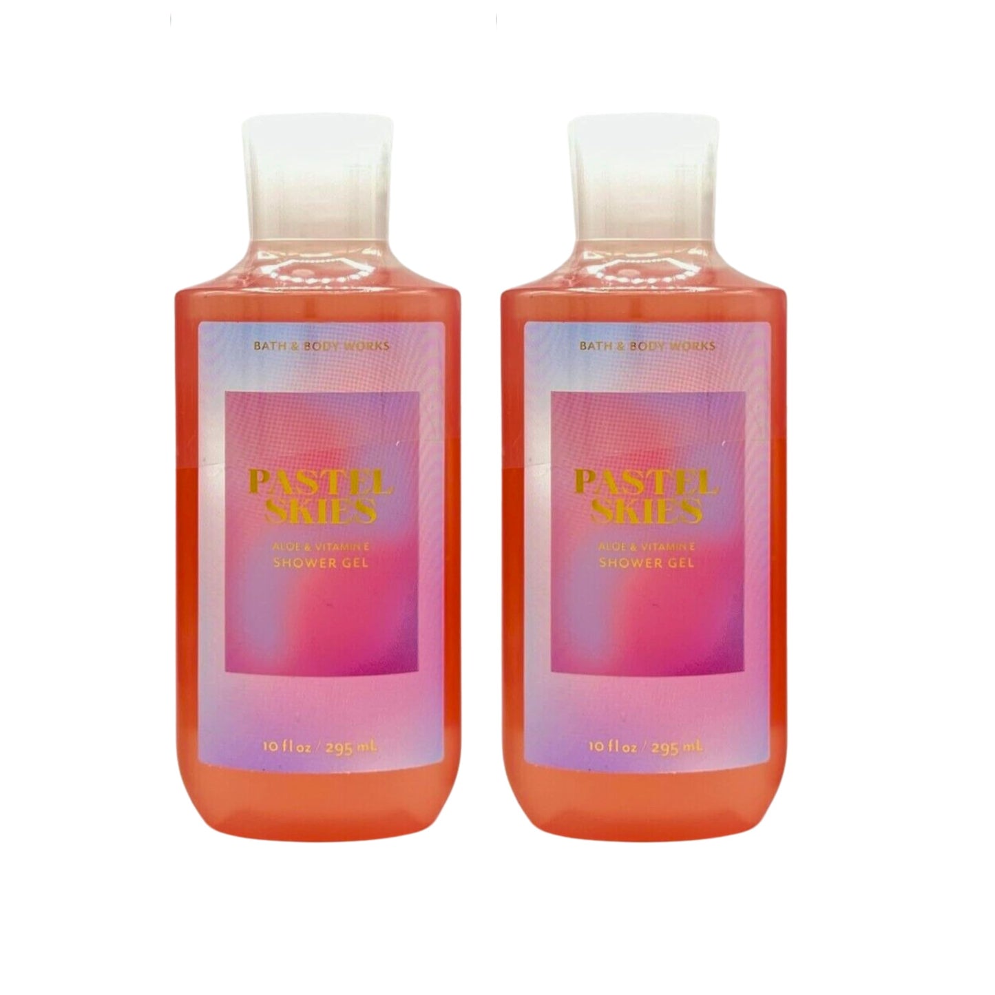 Bath & Body Works Shower Gel, Gift Set of 2, 10oz Each (Pastel Skies) Beauty & Personal Care Bath & Body Works