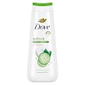 Dove Body Wash Refresh Cucumber and Green Tea for 24hr Lotion-Soft Skin Moisturizing Skin Cleanser with No Sulfates No Parabens 20 oz Beauty & Personal Care Dove