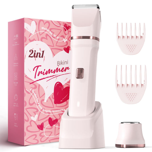 Risina Bikini Trimmer for Women - Painless Electric Razors for Silk Skin,Cordless Body Shaver with Ceramic Blade, Replaceable Lady Razor, IPX7 Beauty and Personal Care Risina Default Title