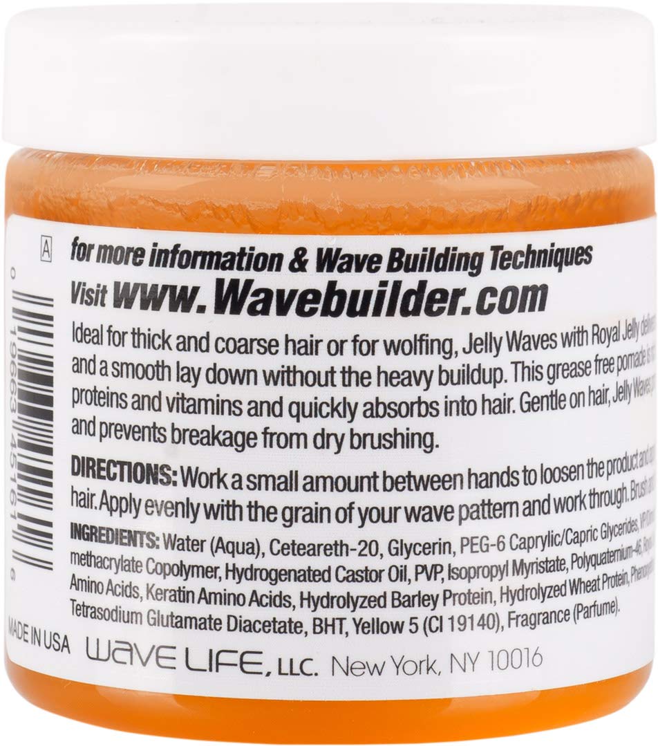 WAVEBUILDER Jelly Waves Royal Jelly Strong Hold, 4 Ounce Beauty & Personal Care WAVEBUILDER