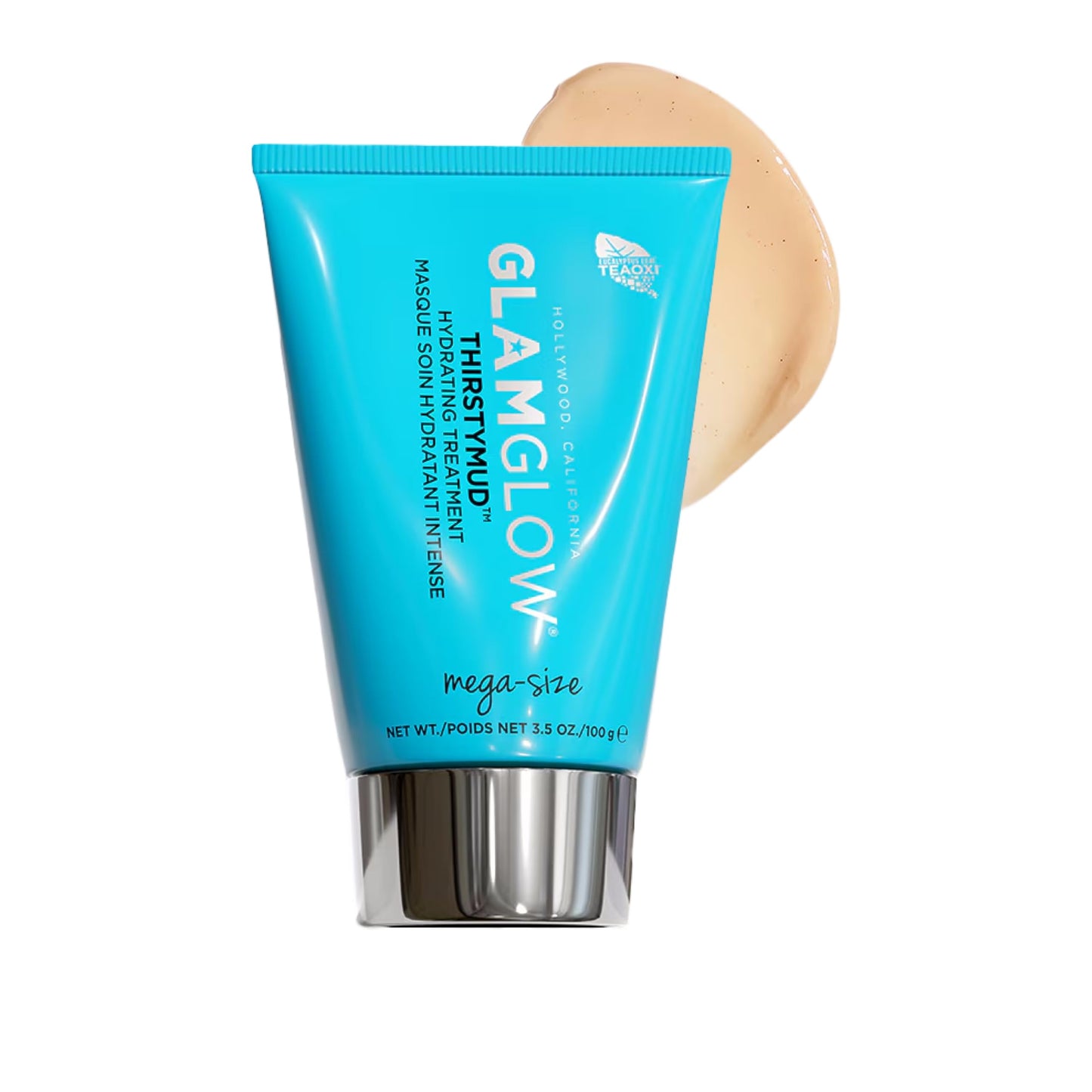 Glamglow THIRSTYMUD Hydrating Treatment Face Mask | 24-Hours Soothing Hydration for Dry Skin, Uneven Textured Skin | Hyaluronic Acid, 3.5 Ounce Beauty & Personal Care Glamglow