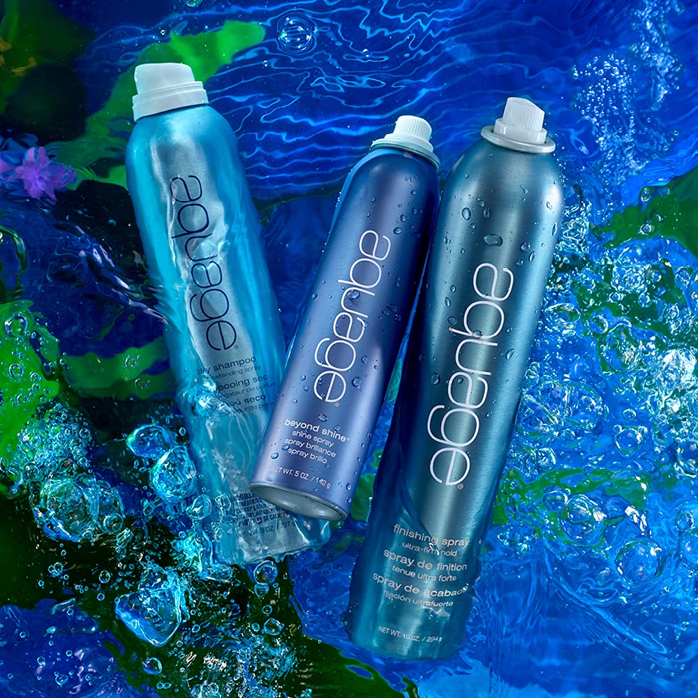 AQUAGE Beyond Shine Spray, Adds Brilliant Shine to Finished Styles With or Without Thermal Styling, 4.6 fl. oz Beauty & Personal Care Aquage