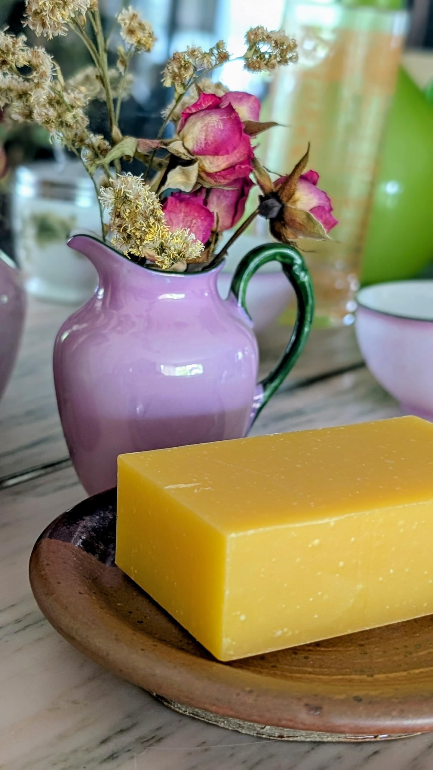 Portland Bee Co. All Natural Beeswax and Super Bloom Honey Bar Soap - Mint Beauty & Personal Care Portland Bee Balm
