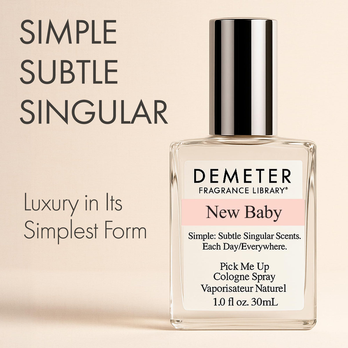 DEMETER Natural Perfume Spray Cologne for Women and Men, New Baby ., 1 oz Beauty & Personal Care DEMETER
