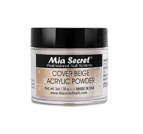 Mia Secret Acrylic Nail Powder (1oz; Cover Beige) Beauty & Personal Care Mia Secret
