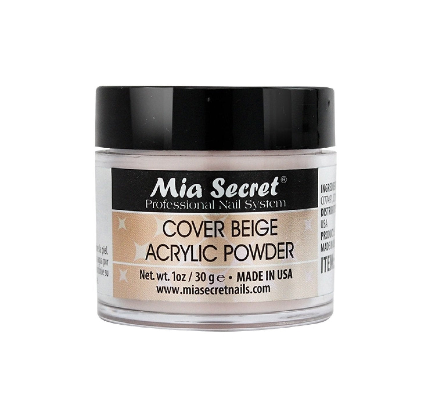 Mia Secret Acrylic Nail Powder (1oz; Cover Beige) Beauty & Personal Care Mia Secret