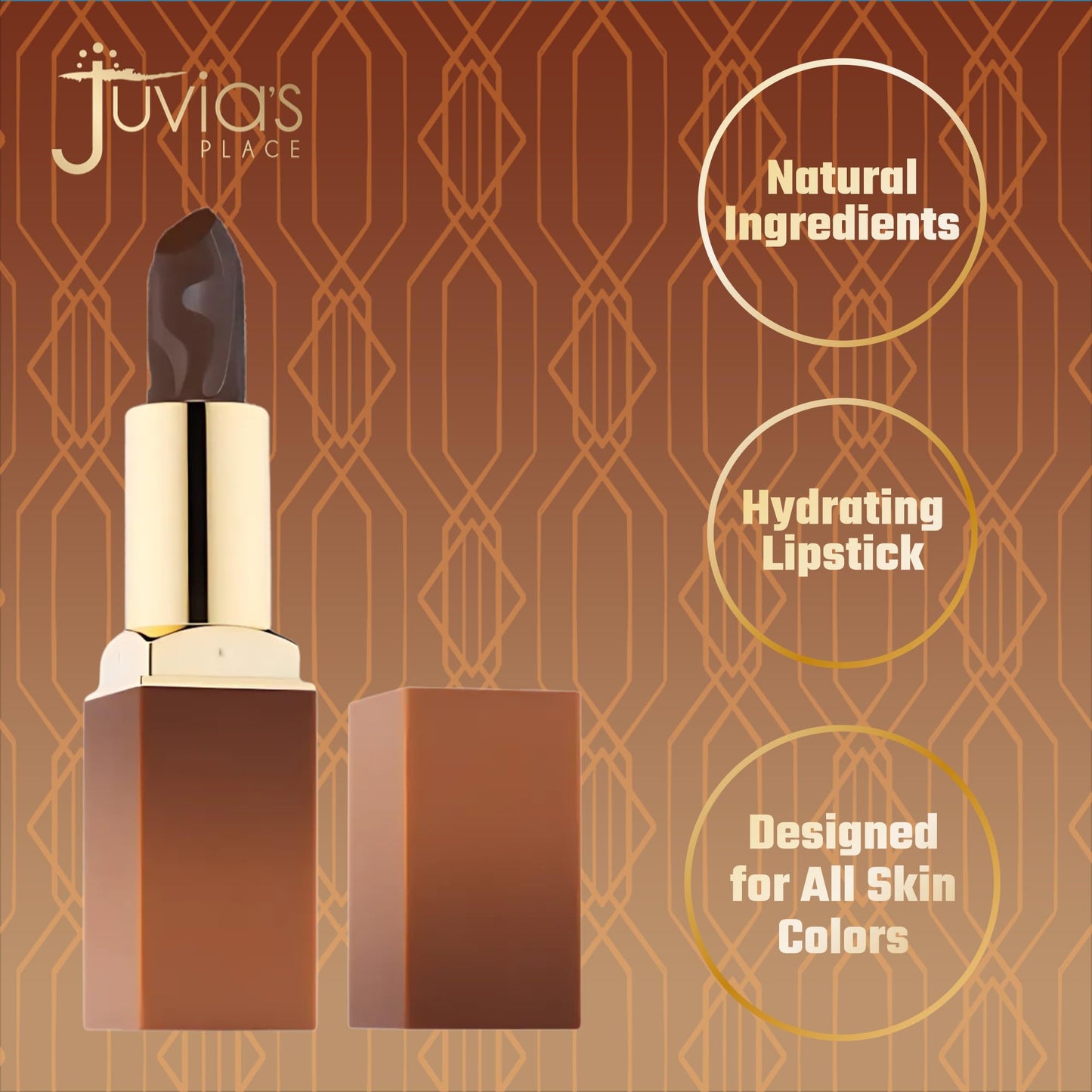 Juvia's Place Nubian Earth Matte Lipstick Sheeba - Hydrating Long-lasting Lipstick, Richly Pigmented Lip Makeup, Creamy with Matte Finish Beauty & Lip Beauty & Personal Care Juvia's Place