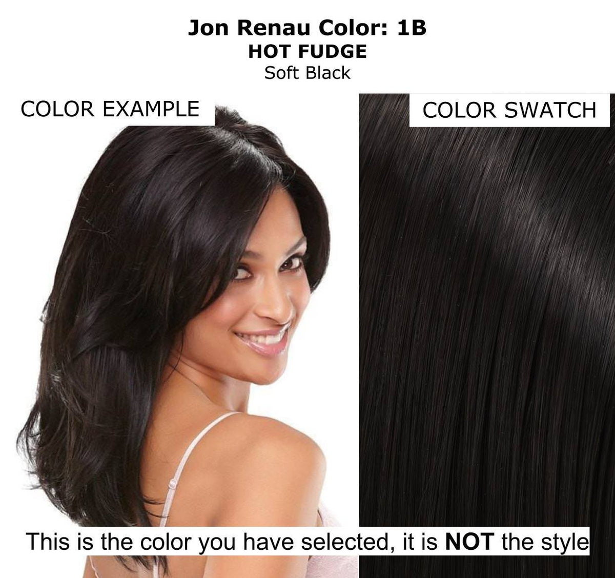 Fun Bun Hair Wrap Color 1B Hot Fudge - Easihair Hairpieces Elastic Band 4" Length UpDo Ponytail Accent Synthetic Fiber Curly Wavy Locks 676a Bundle