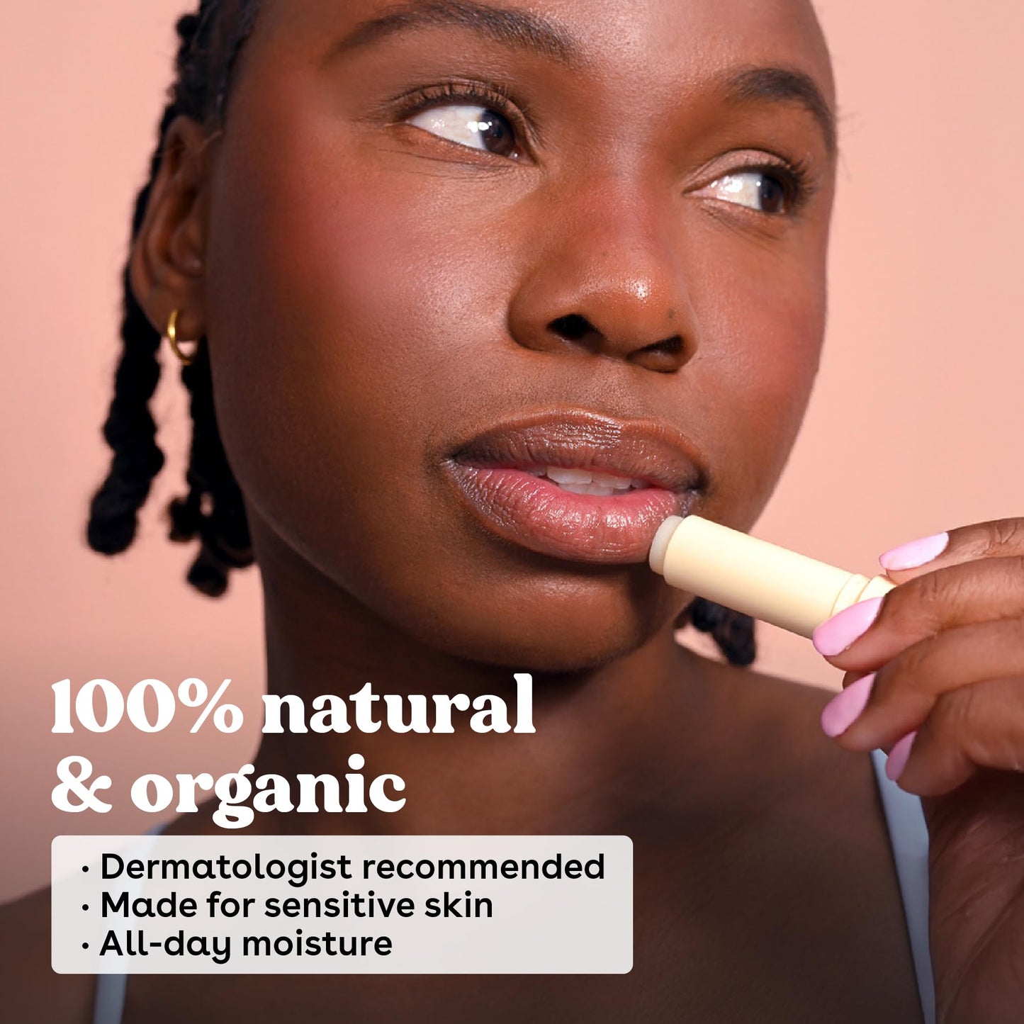 eos 100% Natural & Organic Lip Balm Sticks- Strawberry Sorbet, Vanilla Bean, Sweet Mint & Pomegranate Raspberry, Lip Care Products, 0.14 oz, 4-Pack Beauty & Personal Care eos