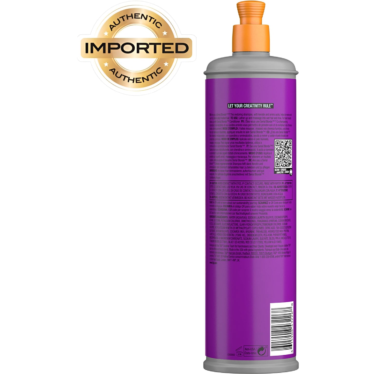 TIGI Bed Head Serial Blonde Restoring Shampoo for Damaged Blonde Hair, Hydrolyzed Keratin, 13.53 fl oz Beauty & Personal Care TIGI