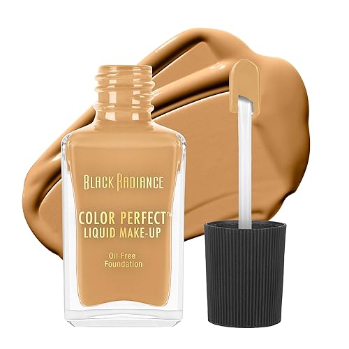 Black Radiance Color Perfect Liquid Full Coverage Foundation Makeup, Butter Scotch, 1 Fl Oz Beauty & Personal Care Black Radiance
