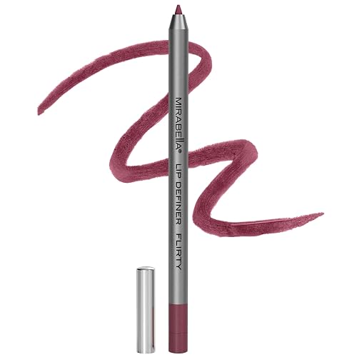 Mirabella Line & Define Lip Definer Lip Pencil, Smoothing & Moisturizing Retractable Lip Liner with Long-Lasting & Ultra-Creamy Formula, Antioxidants Beauty & Personal Care Mirabella