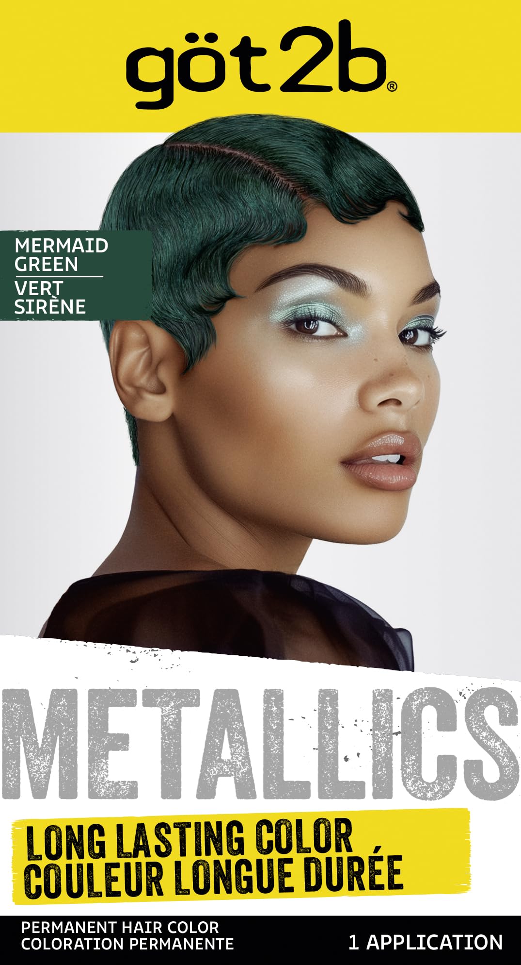 Got2b Metallics Permanent Hair Color, M77 Mermaid Green Beauty & Personal Care Got2B