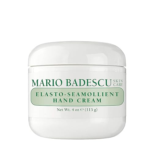 Mario Badescu Elasto-Seamollient Hand Cream - Rich, Thick Hand Lotion for Ultra-dry or Frequently Washed Skin - Moisturizer with Elastin & Vitamins, 4 Beauty & Personal Care Mario Badescu