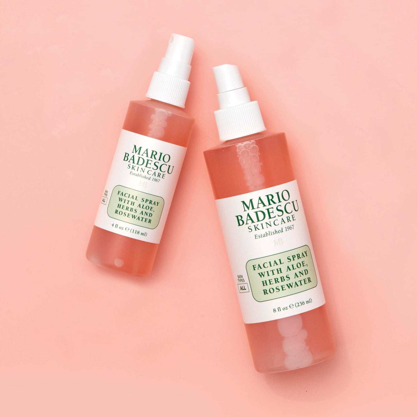 Mario Badescu Facial Spray with Aloe, Herbs and Rose Water for All Skin Types, Face Mist that Hydrates, Rejuvenates & Clarifies, 8 FL OZ Beauty & Personal Care Mario Badescu