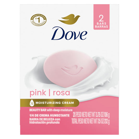 Dove Beauty Bar, Pink, 3.75 Ounce (Pack of 2) Beauty & Personal Care Dove