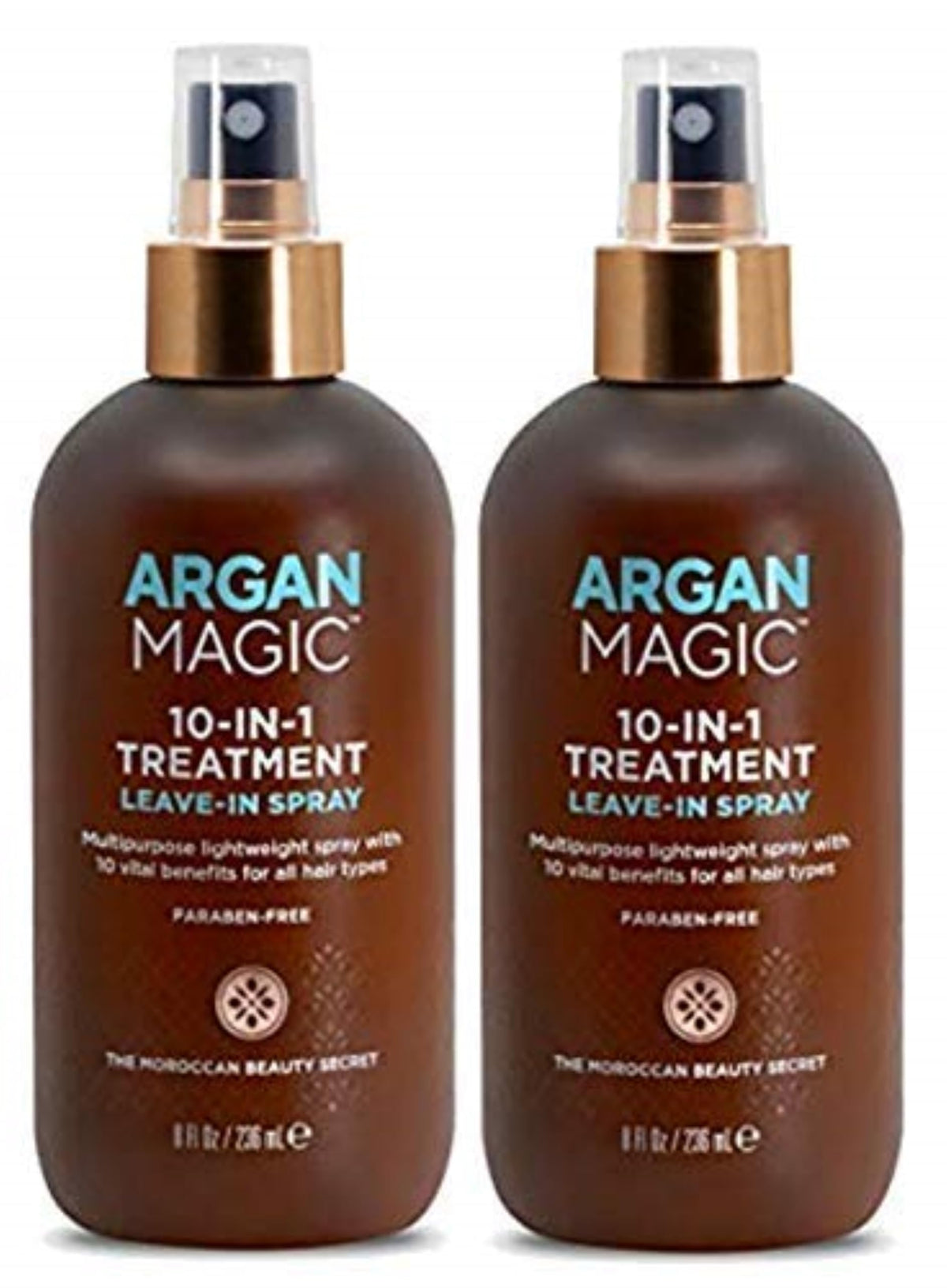 Argan Magic Hair Treatment & Stylizing Spray, 10 in 1, Made in USA, Paraben Free, Cruelty Free - 8 oz (2 Pack) Beauty & Personal Care Argan Magic